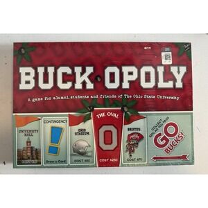Buckopoly Ohio State University Monopoly OSU Game Buckeye NEW SEALED Buckeyes